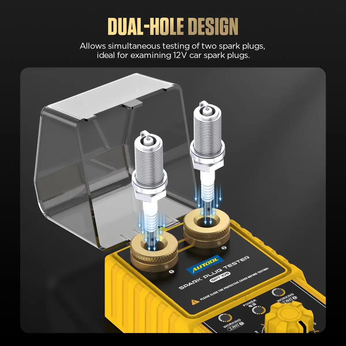 AUTOOL SPT-101 Çift Delikli Tasarım