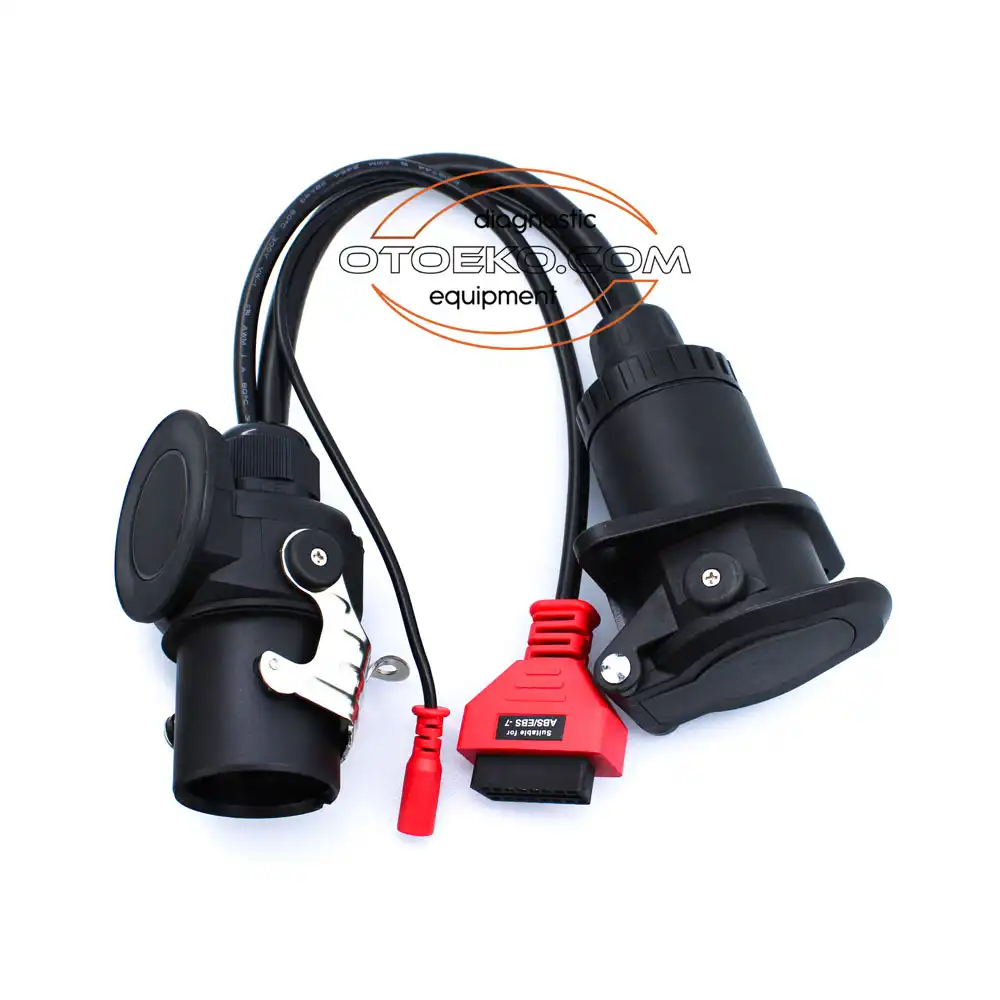 Autel Universal Wabco Knorr Bremse Fren EBS ABS ISO 7638 OBD2 Dorse Kablosu - 4