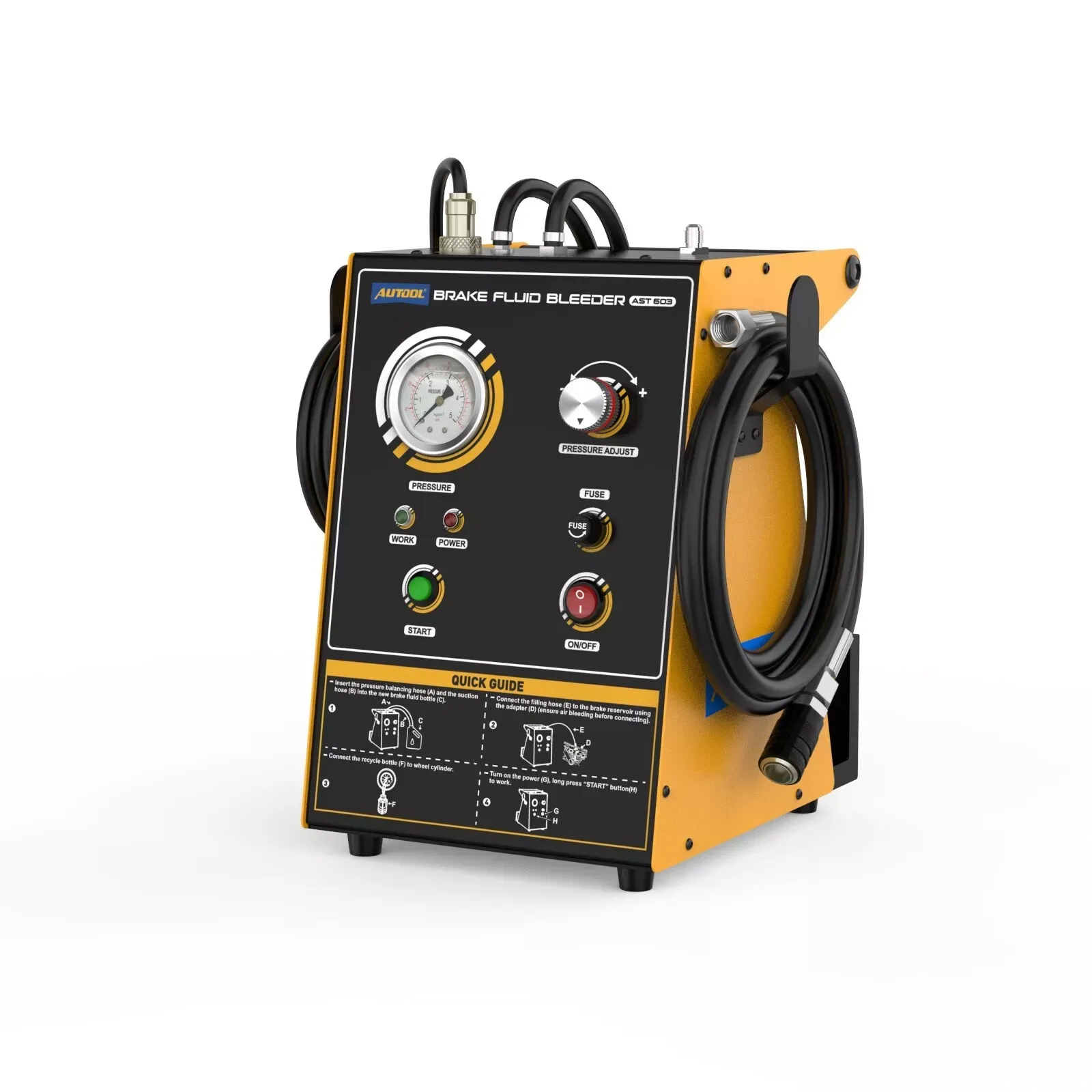 AUTOOL AST603 Titreşimli Fren Hidrolik Yağı Tahliye Cihazı Ana Görsel