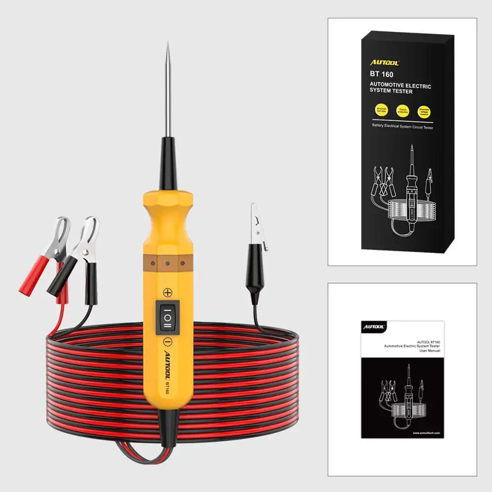 AUTOOL BT160 Devre Kontrol Kalemi - Komplet Görünüm