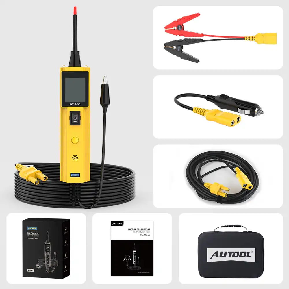 AUTOOL BT260 Devre ve Tesisat Test Kontrol Cihazı Kullanım Kılavuzu