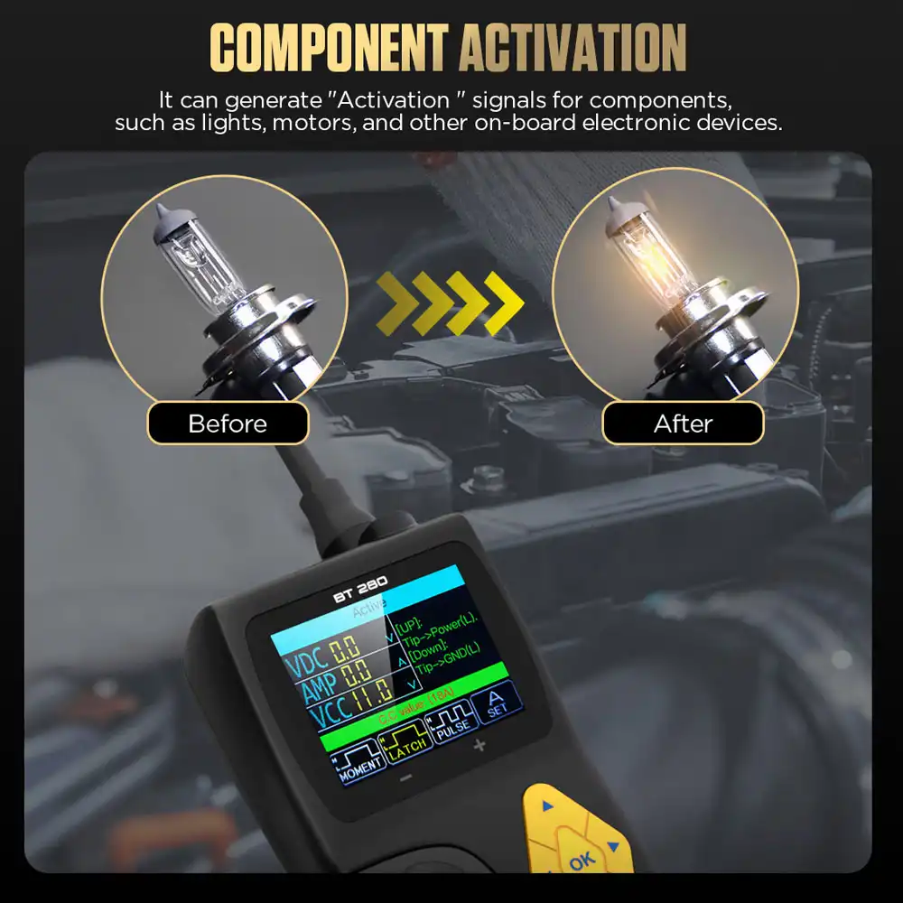 AUTOOL BT280 Bileşen Aktivasyonu