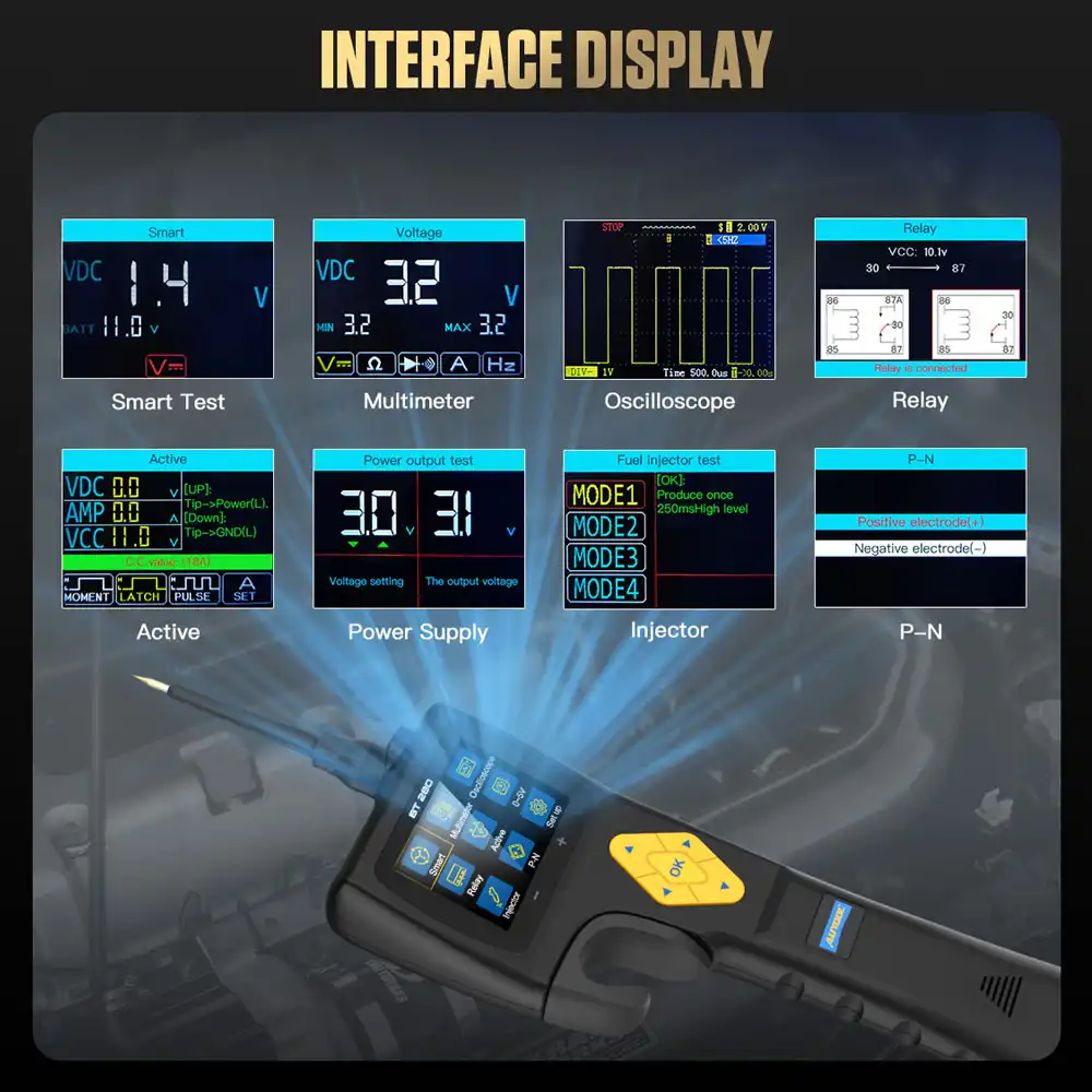 AUTOOL BT280 Arayüz Ekranı
