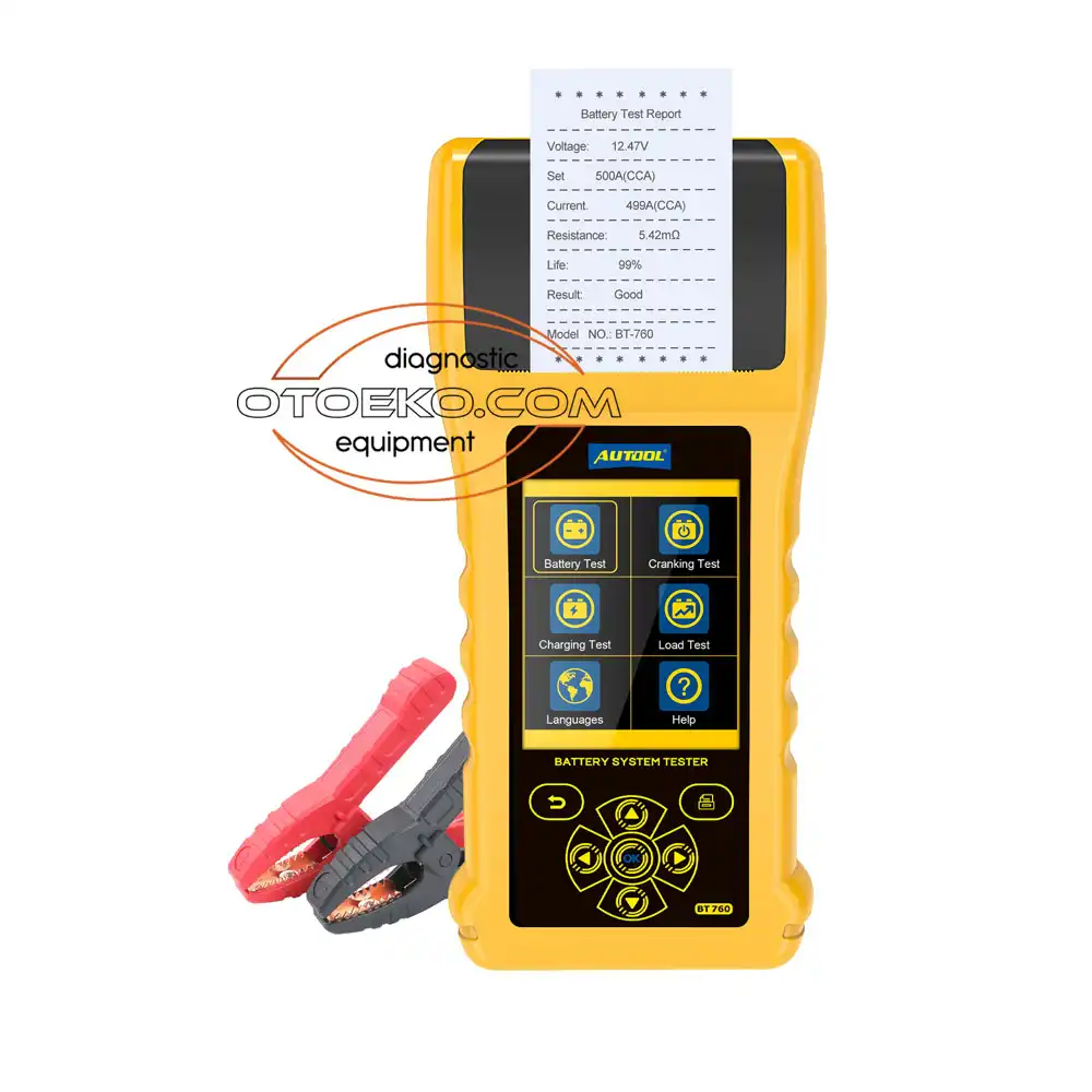 Autool BT760 Akü Test ve Teşhis Cihazı / Yazıcılı