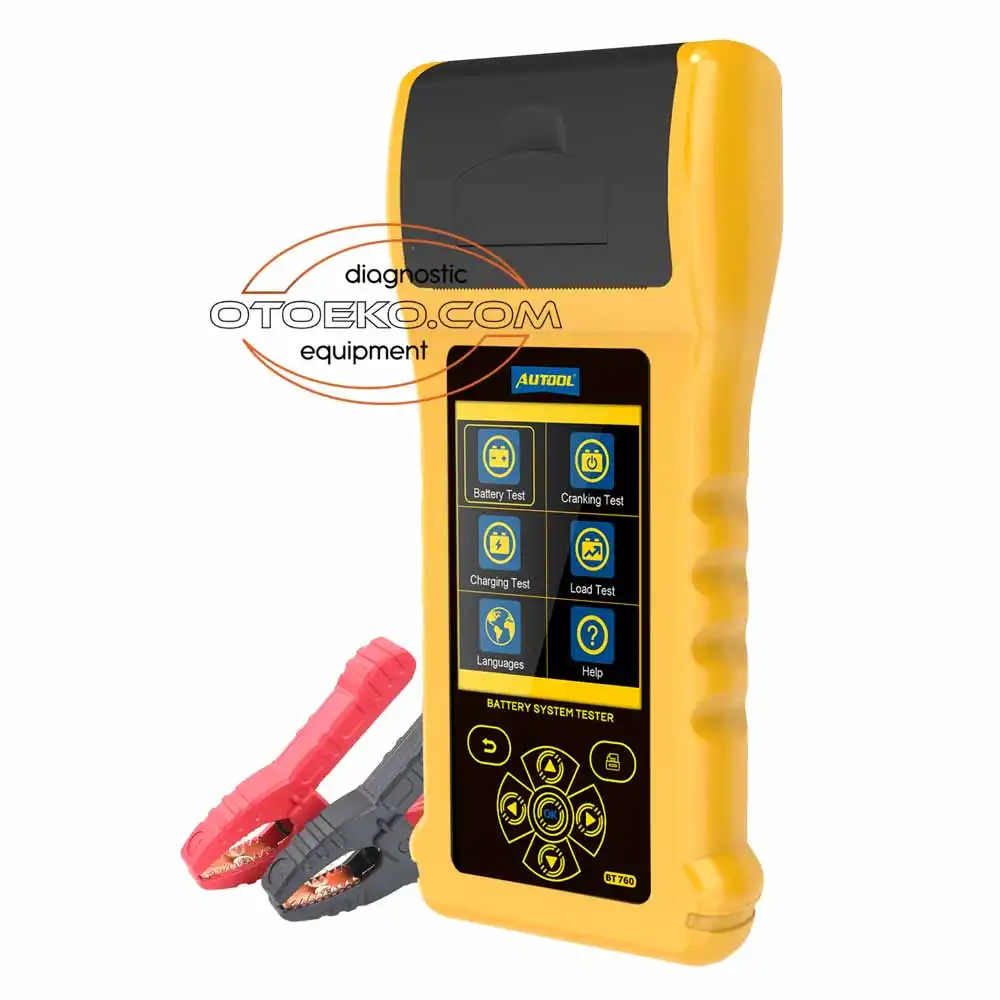 AUTOOL BT760 Akü Test Cihazı - Yan Görünüm