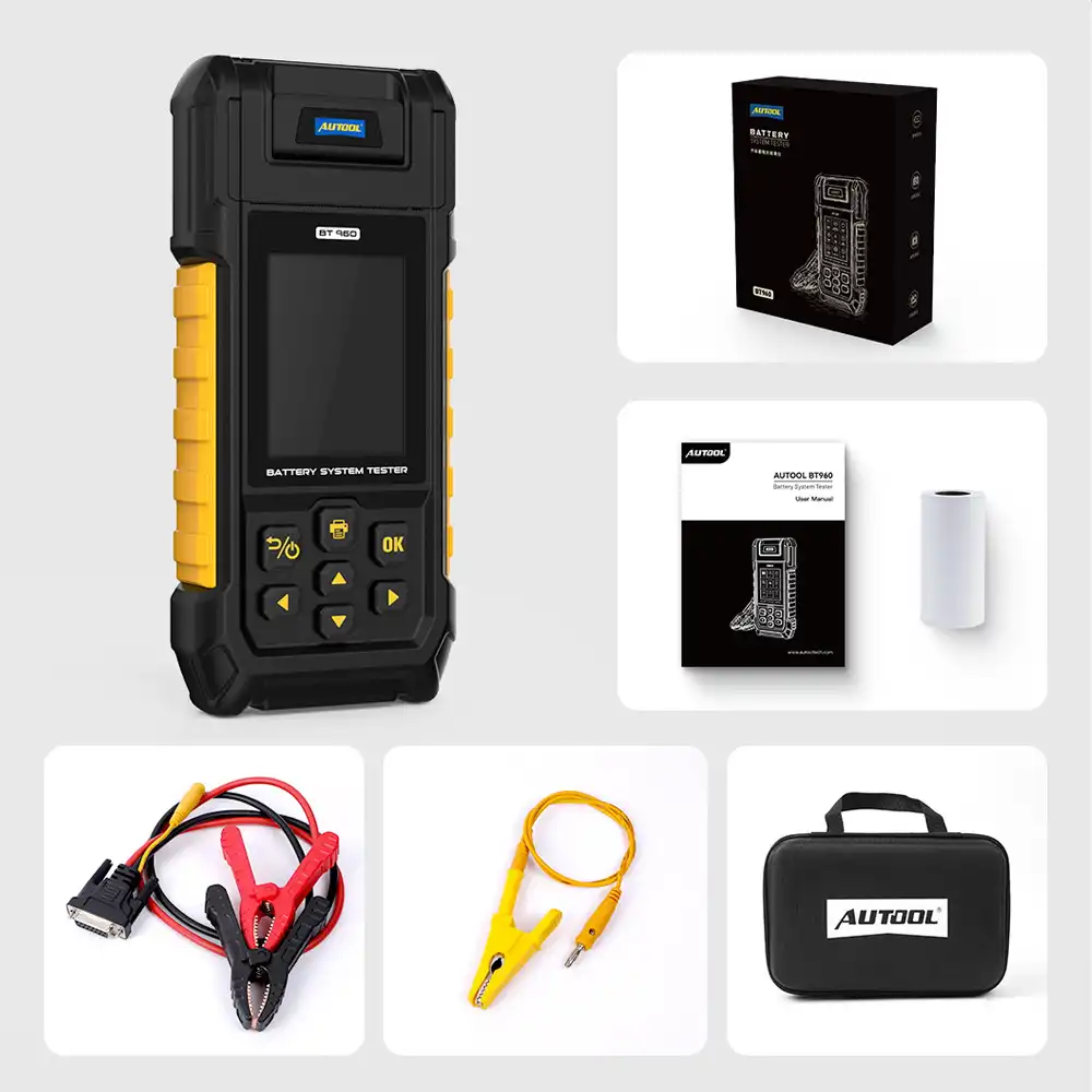 AUTOOL BT960 Akü Test Cihazı - Görsel 6