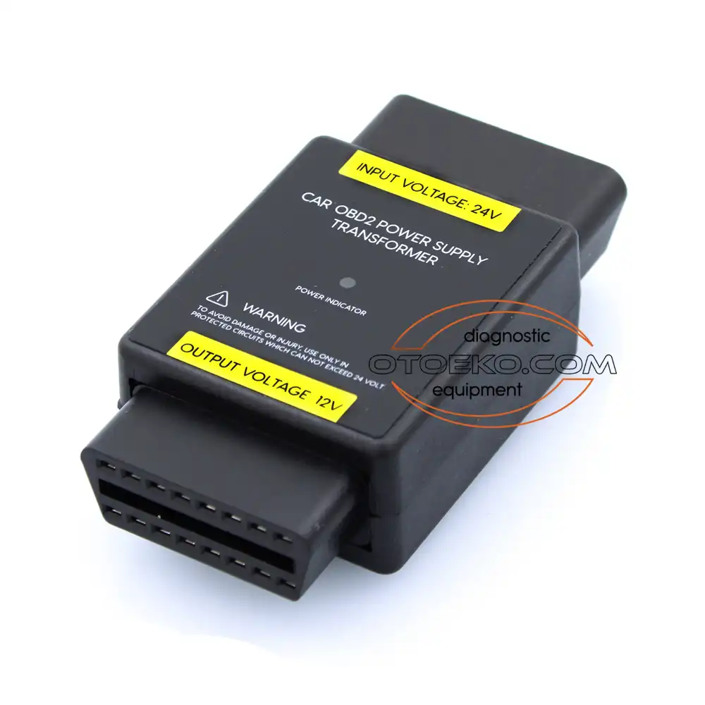 Autool Launch OBD2 24/12 Volt Dönüştürücü Konverter 360° Görünüm