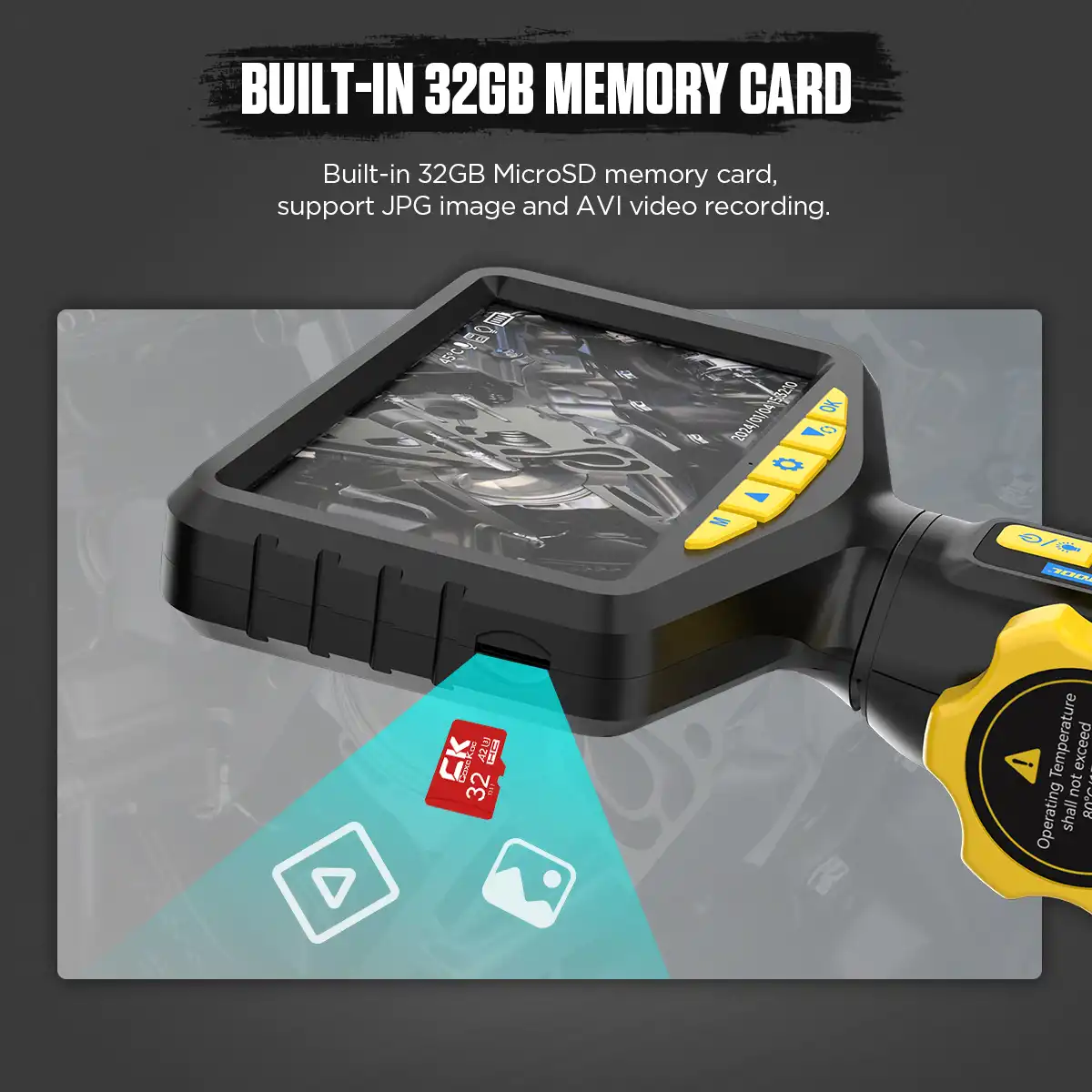 AUTOOL SVB305 Dahili 32GB Hafıza Kartı