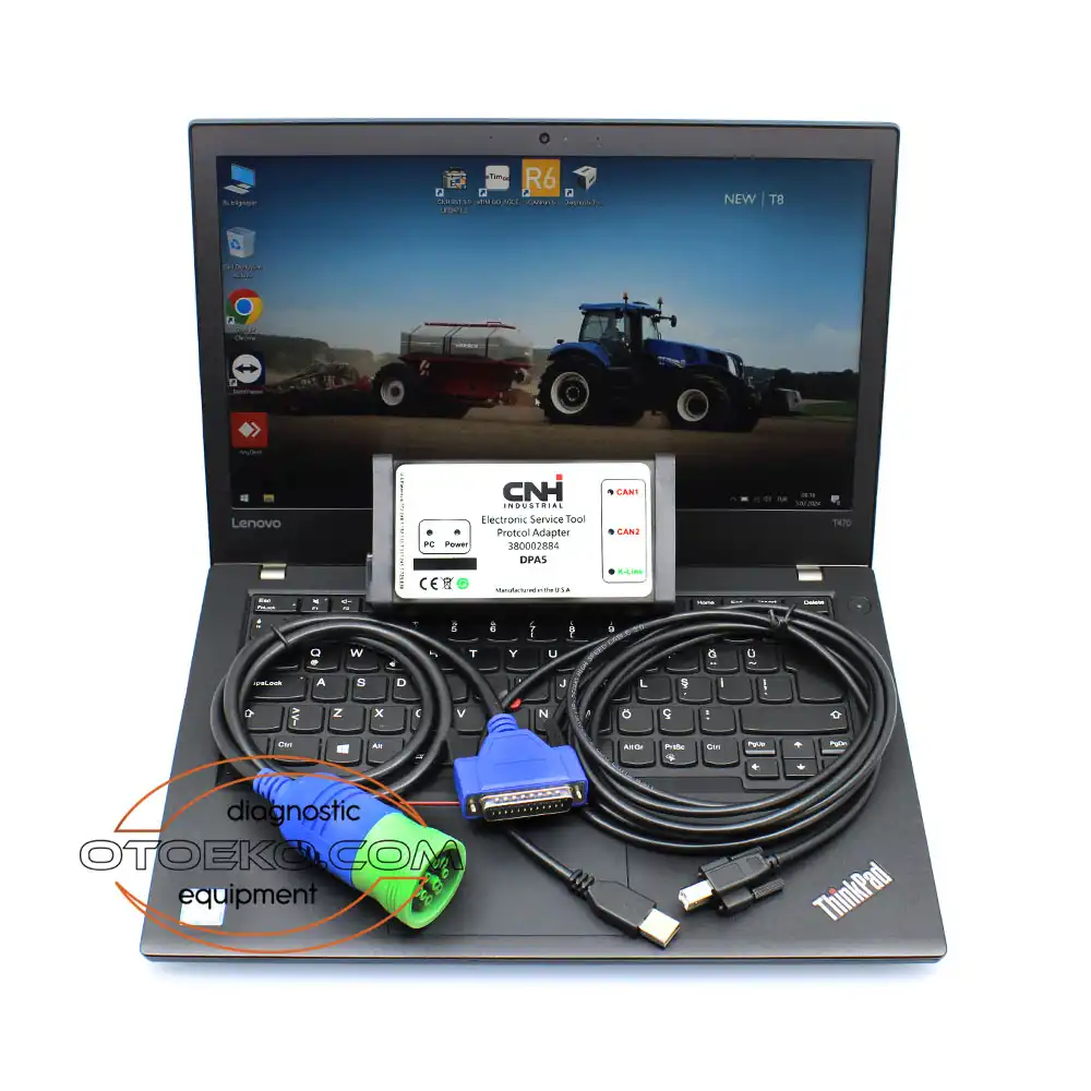 CNH New Holland Case Arıza Tespit Cihazı + Laptop