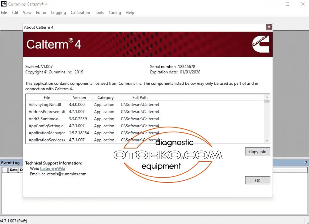 Cummins Calterm Yazılım