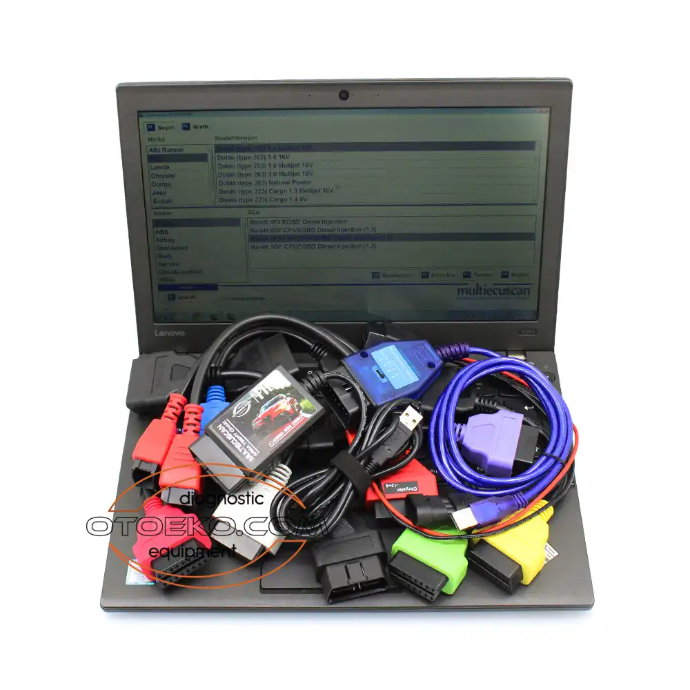 Fiat Multiecuscan Laptoplu Set