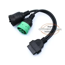 J1939 9 + 9 Pin - Obd2 Dönüştürücü Kablo Soketi - 2