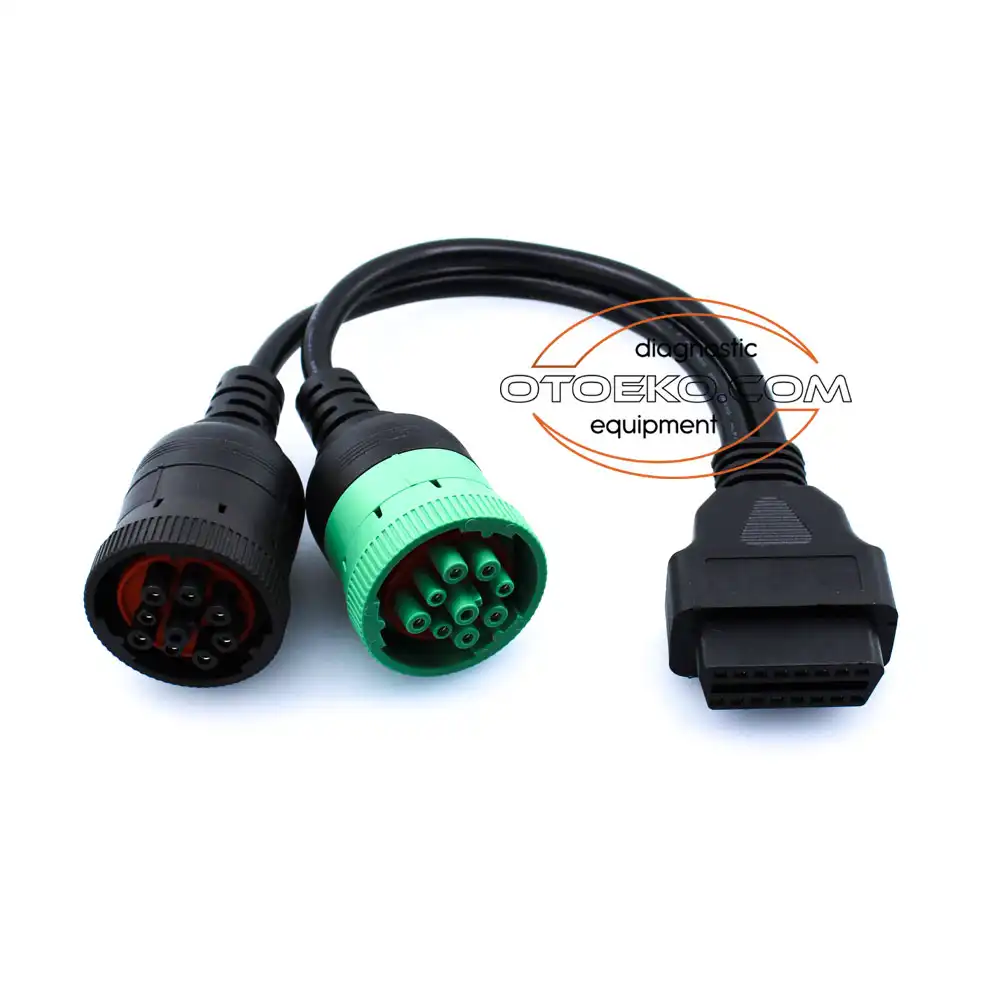 J1939 9 + 9 Pin - Obd2 Dönüştürücü Kablo Soketi - 5