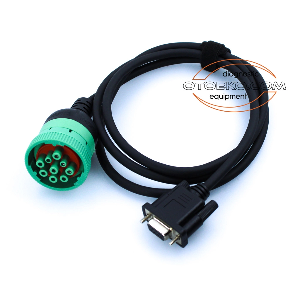 J1939 9 Pin - RS232 Dönüştürücü Kablo Yeşil Tip 2