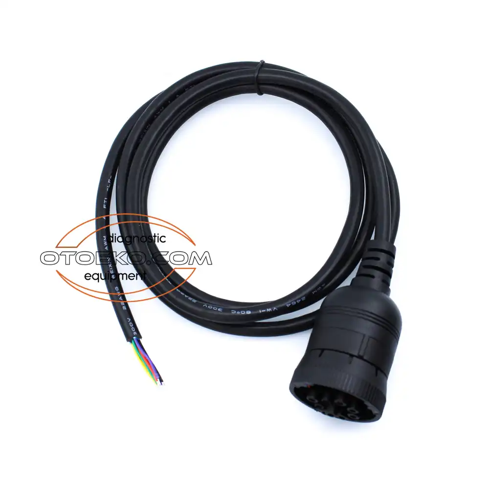 J1939 9 Pin Siyah Tip 1 Ucu Açık Pigtail Kablo