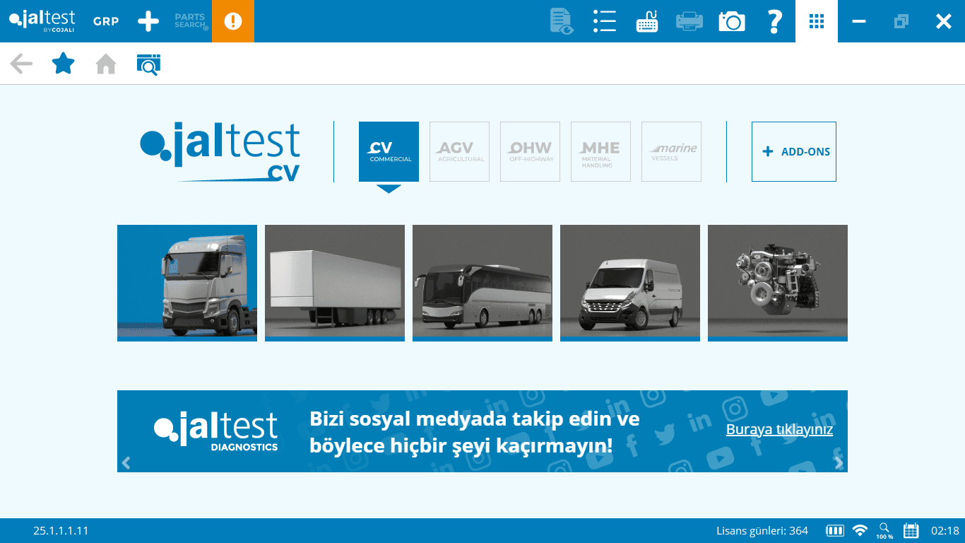 Jaltest Yazılım Ana Sayfa