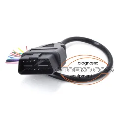 Obd2 16 Pin Ucu Açık Erkek Uzatma Kablosu / 30 CM - 2