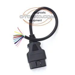 Obd2 16 Pin Ucu Açık Erkek Uzatma Kablosu / 30 CM - 5