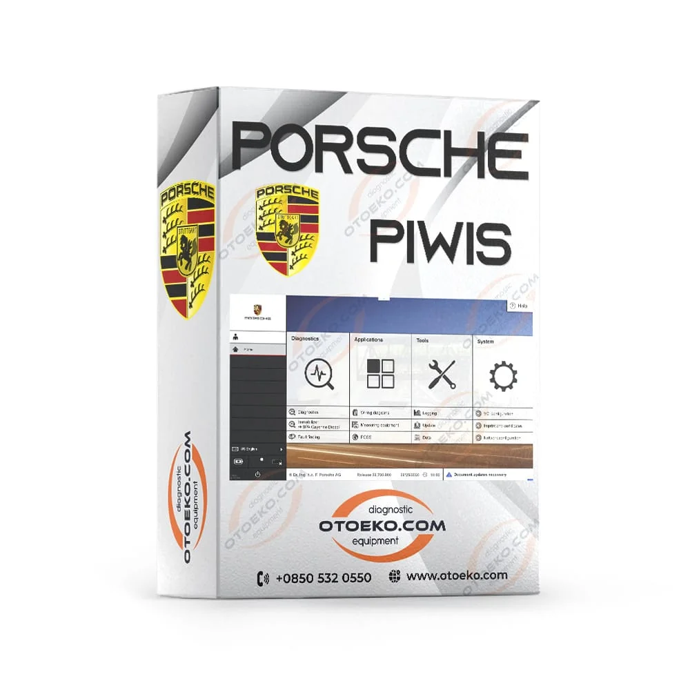 Porsche Piwis 3 Tester v43.300.22 + v38.250 Arıza Tespit Yazılımı / İngilizce
