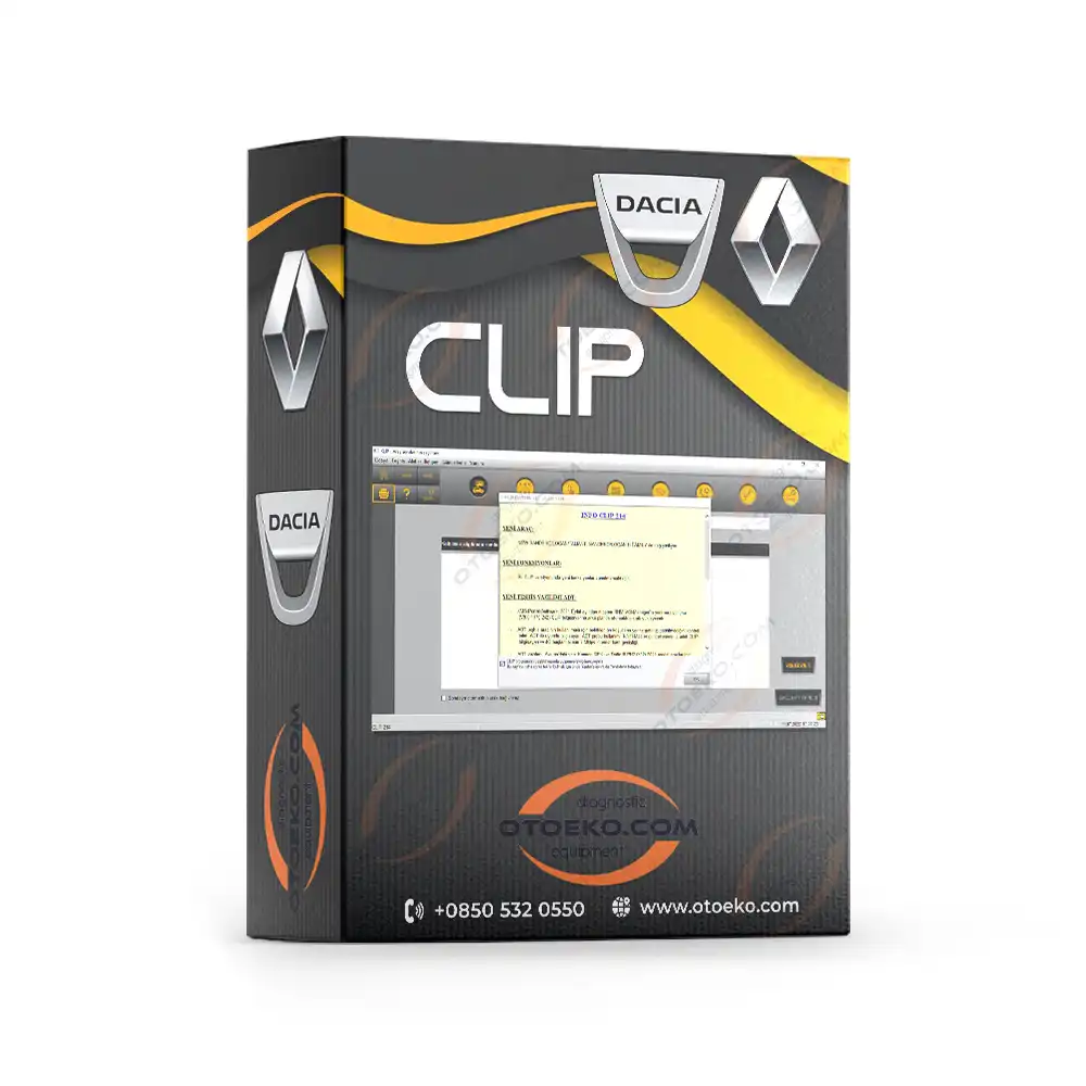 Renault Clip Arıza Tespit Yazılımı / Türkçe