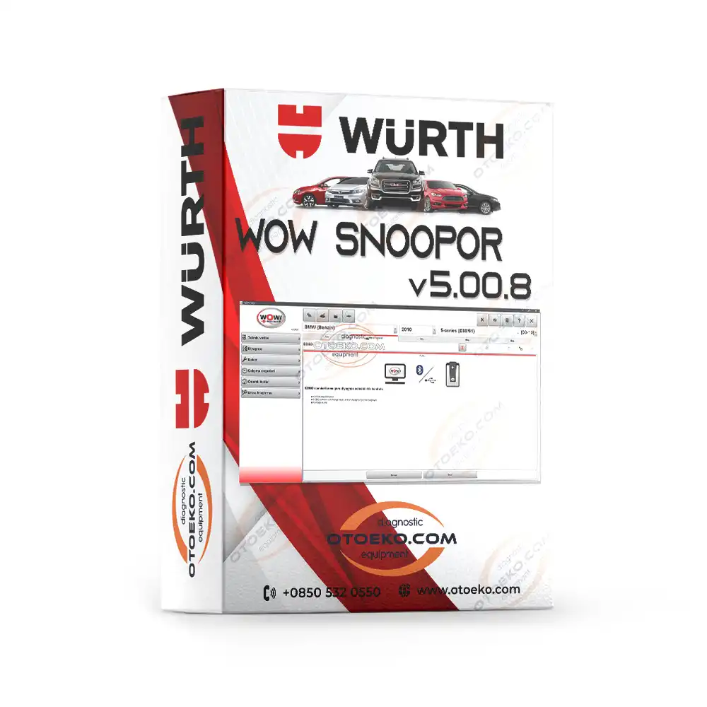 Würth Wow Snooper Arıza Tespit Cihazı + Laptop - 8