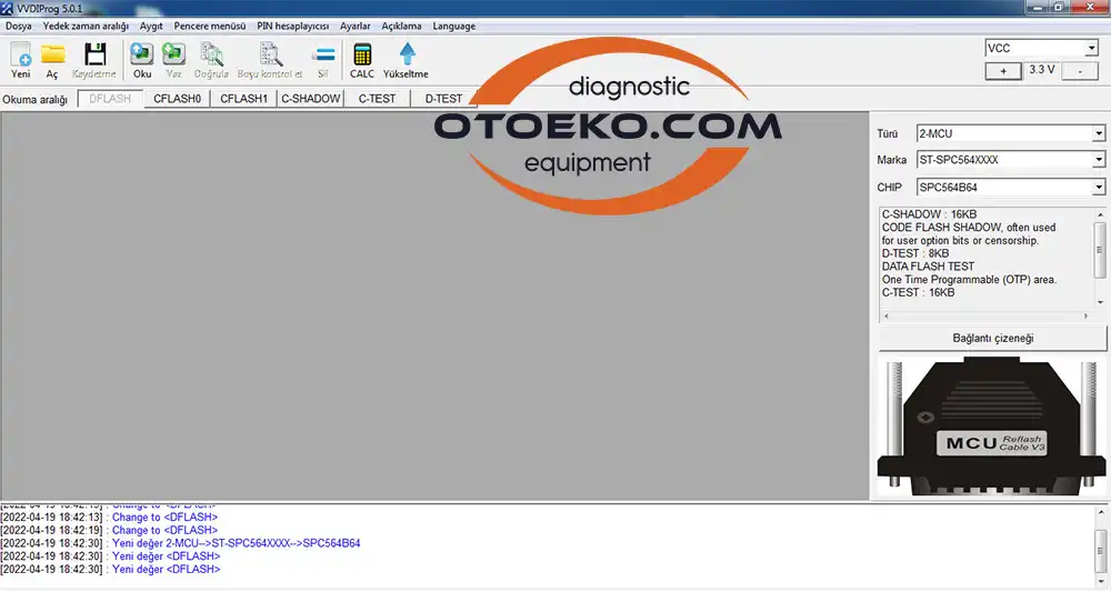 XHorse VVDi Prog Yazılım Arayüzü